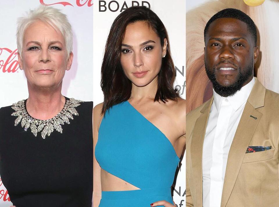 Jamie Lee Curtis, Gal Gadot, Kevin Hart