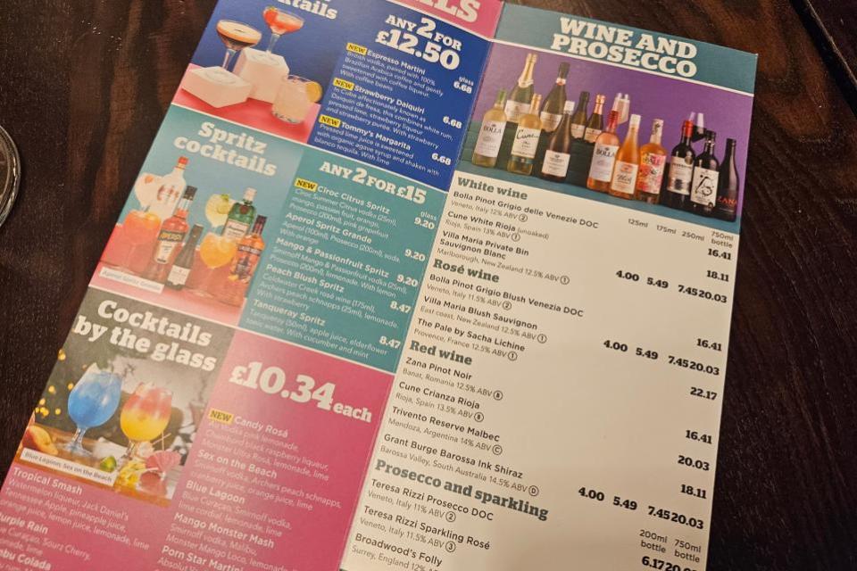 News Shopper: A cocktail will set you back £10.34.