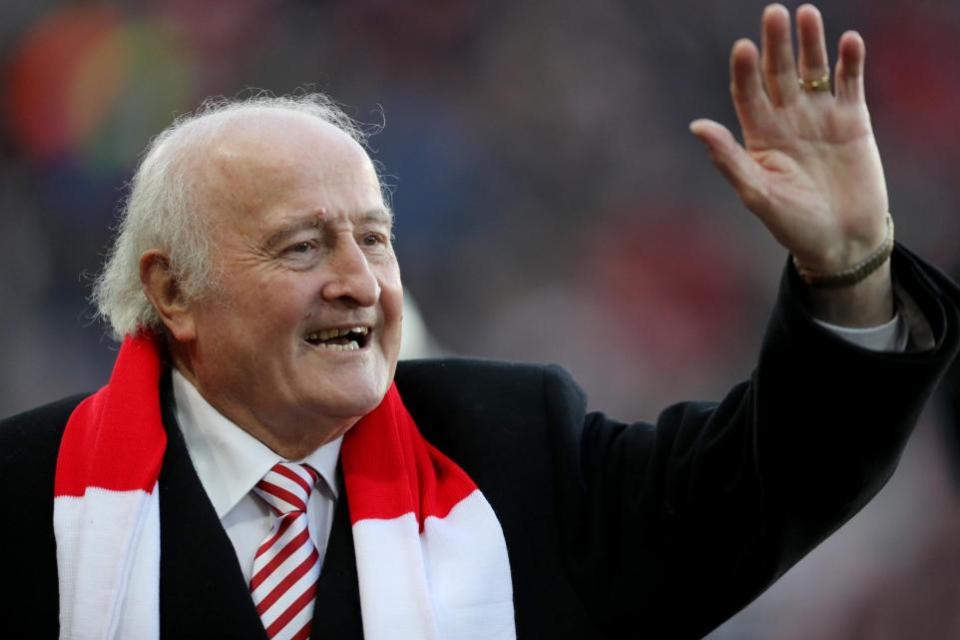 The Northern Echo: Charlie Hurley is received by fans before the Premier League match at the Stadium of Light, Sunderland, in 2016