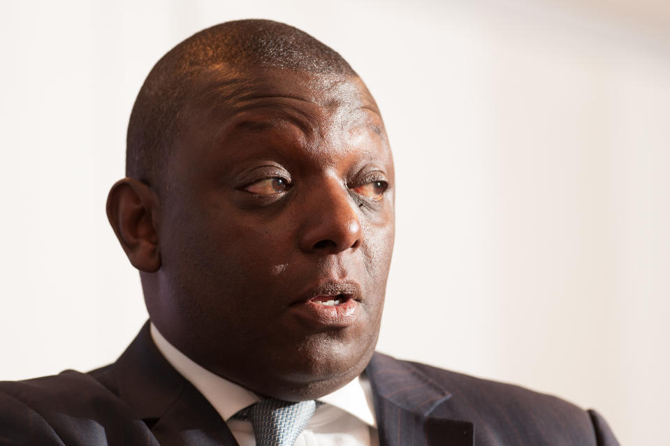 Garth Crooks speaks at the European Synthetic Turf Organisation (ESTO) press briefing, in central London.   (Photo by Dominic Lipinski/PA Images via Getty Images)