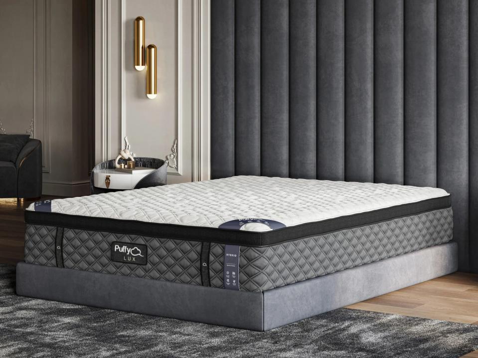 <p><a href="https://go.redirectingat.com?id=74968X1596630&url=https%3A%2F%2Fpuffy.com%2Fproducts%2Fpuffy-lux-mattress&sref=https%3A%2F%2Fwww.cosmopolitan.com%2Flifestyle%2Fg60432361%2Fbest-cooling-mattresses%2F" rel="nofollow noopener" target="_blank" data-ylk="slk:Shop Now;elm:context_link;itc:0;sec:content-canvas" class="link ">Shop Now</a></p><p>Lux Mattress</p><p>Puffy</p><p>$1499.00</p>