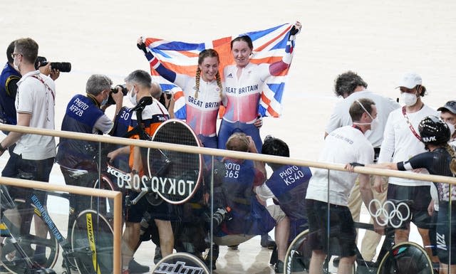 Archibald, left, and Kenny celebrate their triumph 