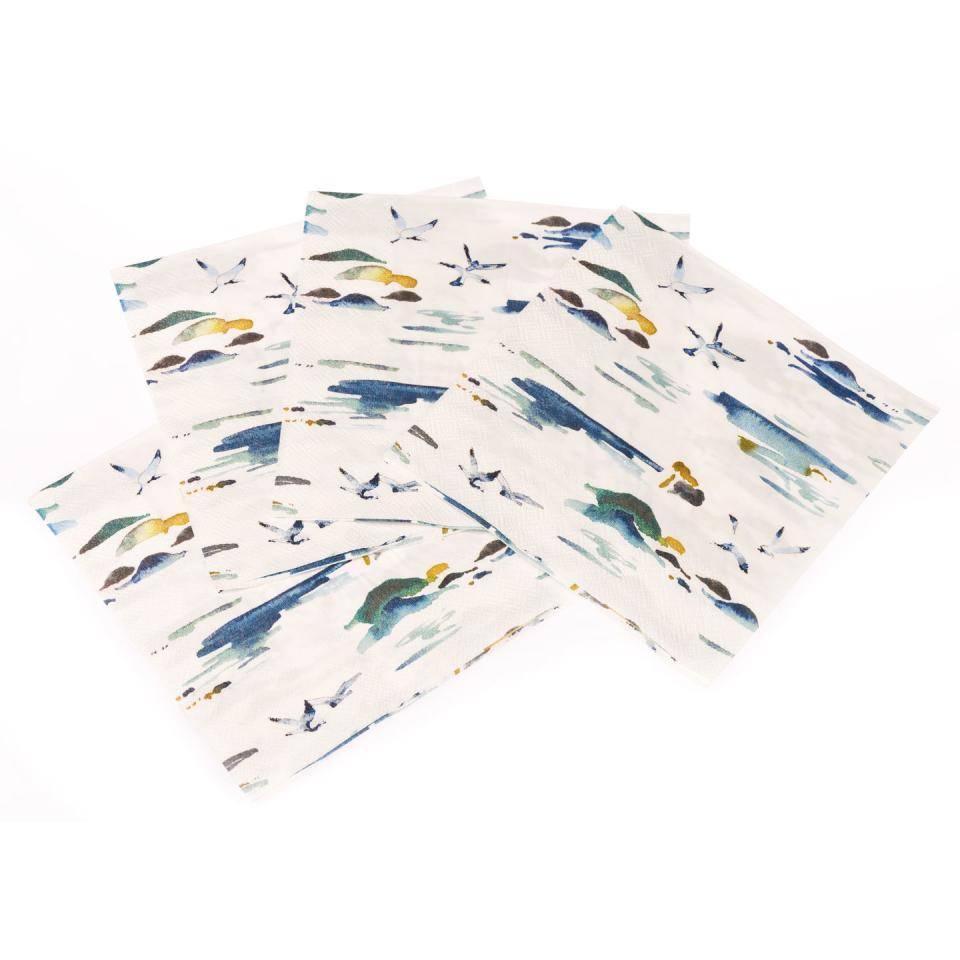 <p><a rel="nofollow noopener" href="https://shop.nationaltrust.org.uk/national-trust-stackpole-headland-toile-paper-napkins/p10613" target="_blank" data-ylk="slk:BUY NOW;elm:context_link;itc:0;sec:content-canvas" class="link ">BUY NOW</a></p>