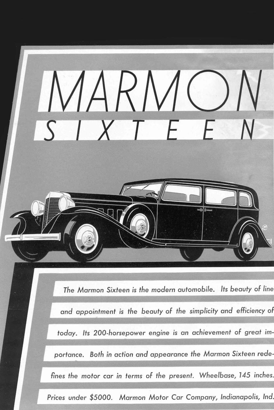 1931: Marmon Sixteen