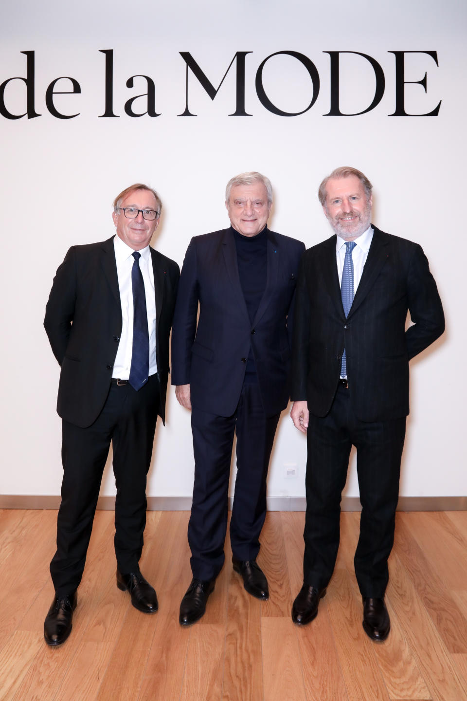 Bruno Pavlovsky, Sidney Toledano and Guillaume de Seynes. - Credit: François Goizé/Courtesy of IFM