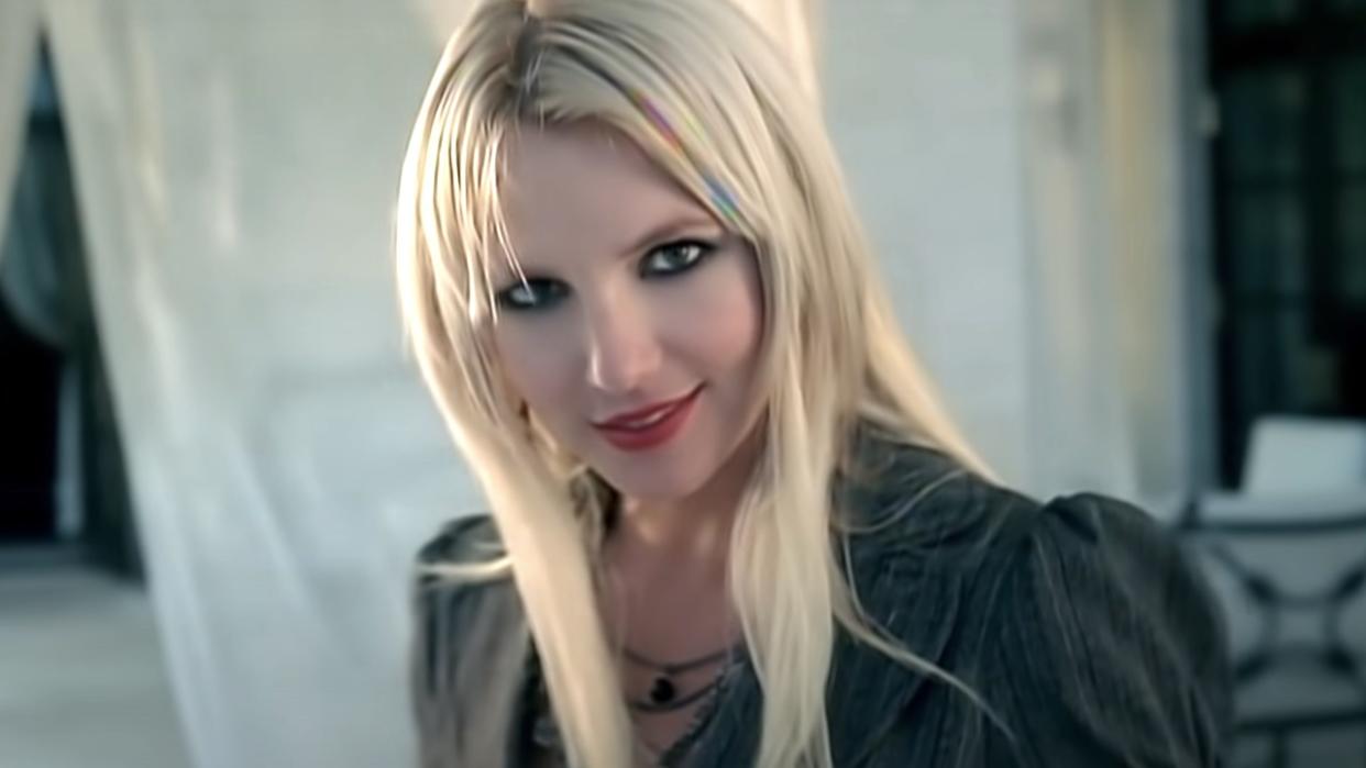  Britney spears in her radar music video. 
