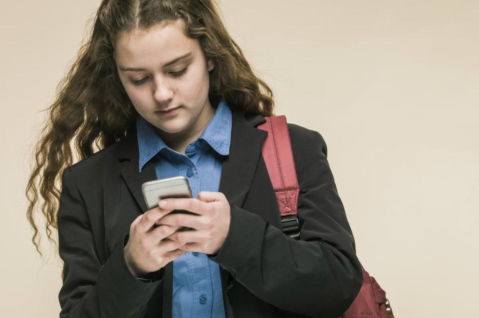 It’s best to work with teens to ensure they’re safe online when using phones  (Getty Images)