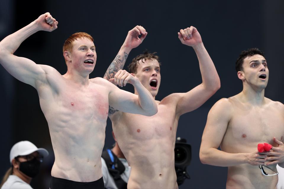 Team GB claimed a third swimming gold in Tokyo early on day five (Getty Images)