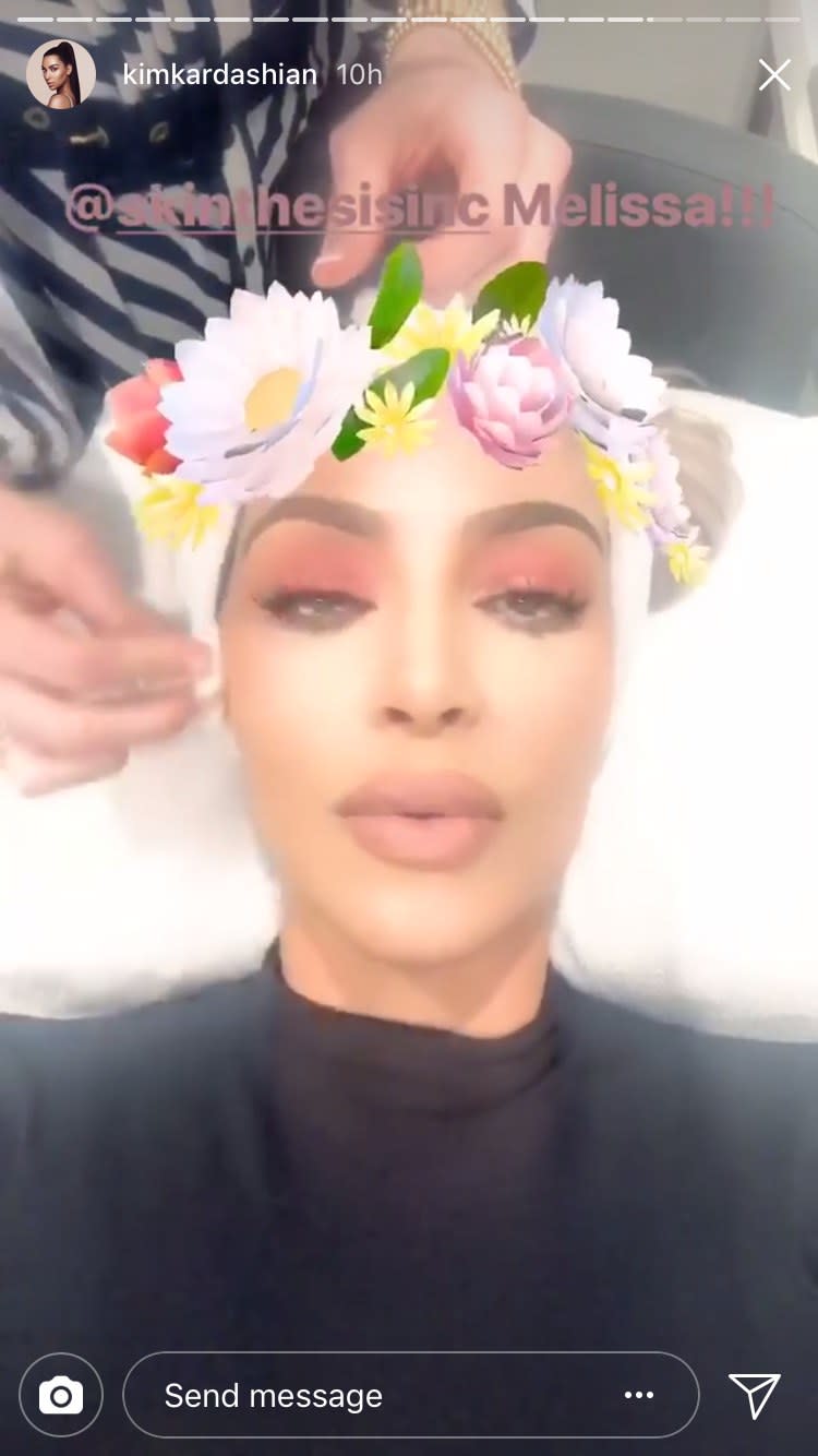 Kim Kardashian recently underwent a laser treatment while wearing a full face of makeup. Here, a dermatologist weighs in why it's important to remove your makeup before treatment.