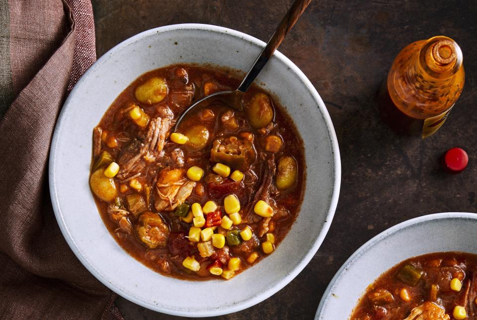 Easy Brunswick Stew in a Slow Cooker