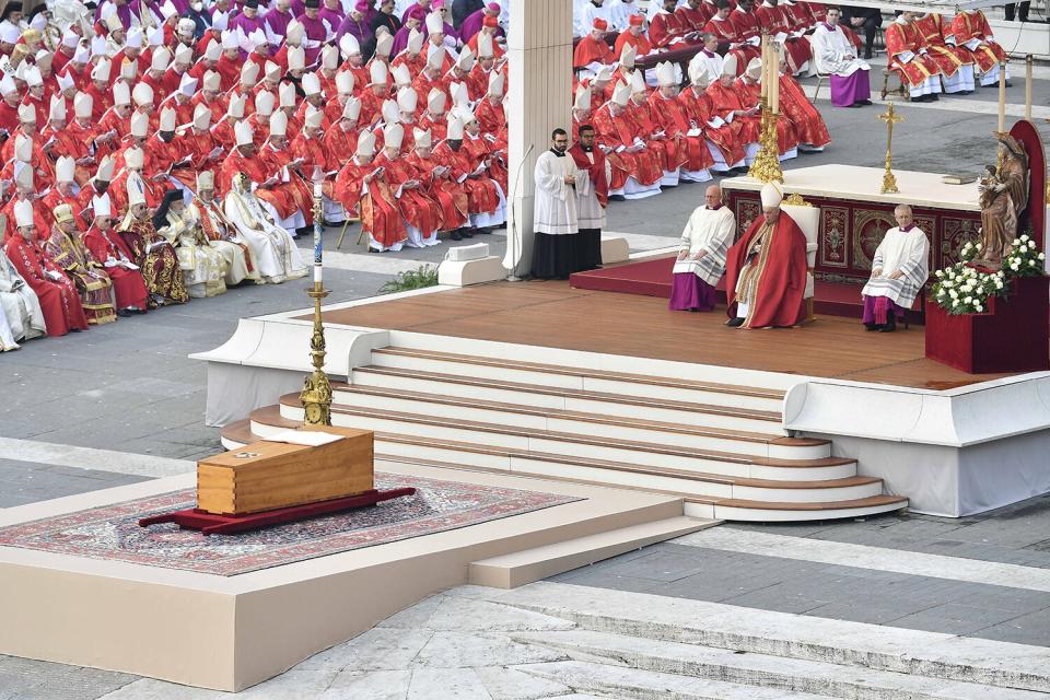 The Funeral Of Pope Emeritus Benedict XVI Takes Place In St Peter’s Basilica