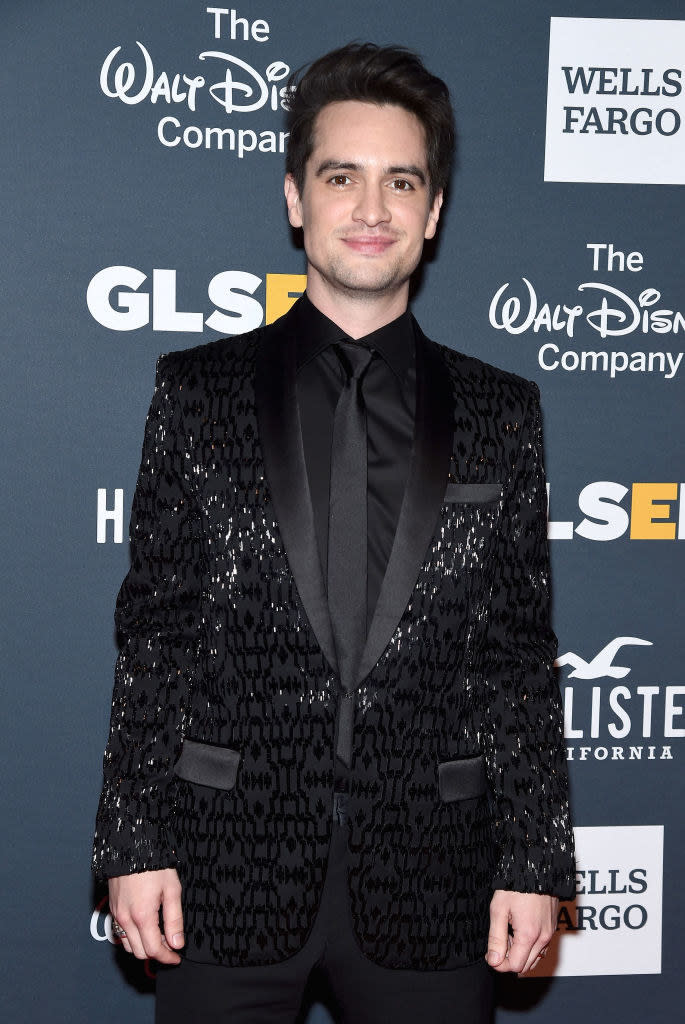 Brendon Urie on a red carpet