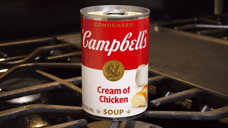 multiple cans of chicken soup