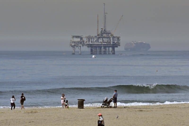 “(Oil and gas extraction) workers face elevated fatal occupational injury rates that are historically seven times higher than for all U.S. workers,” a federal report found. File photo by Jim Ruymen/UPI