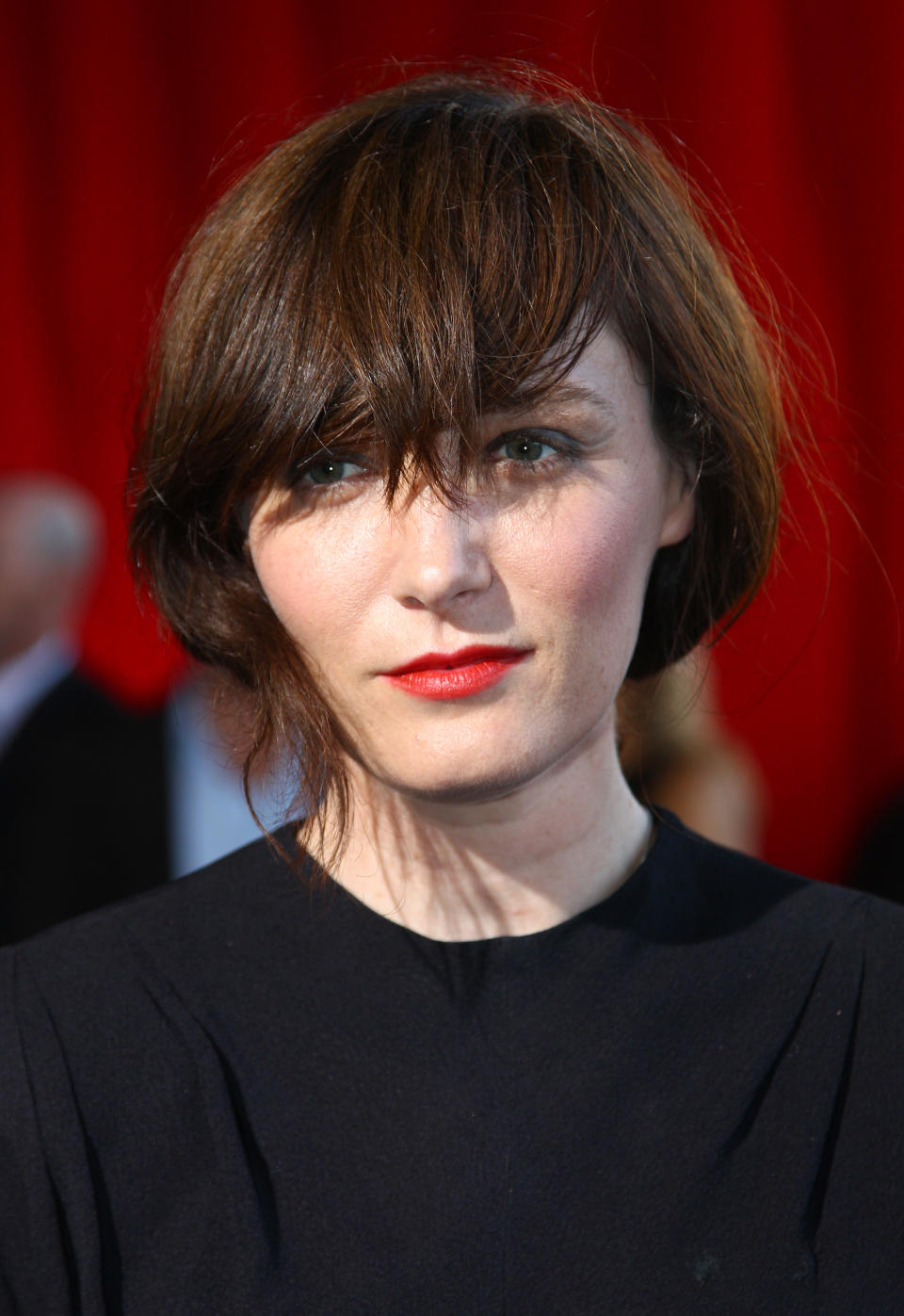 Sarah Blasko arrives for the Australian music industry Aria Awards in Sydney, Thursday, Nov. 29, 2012. (AP Photo/Rick Rycroft)