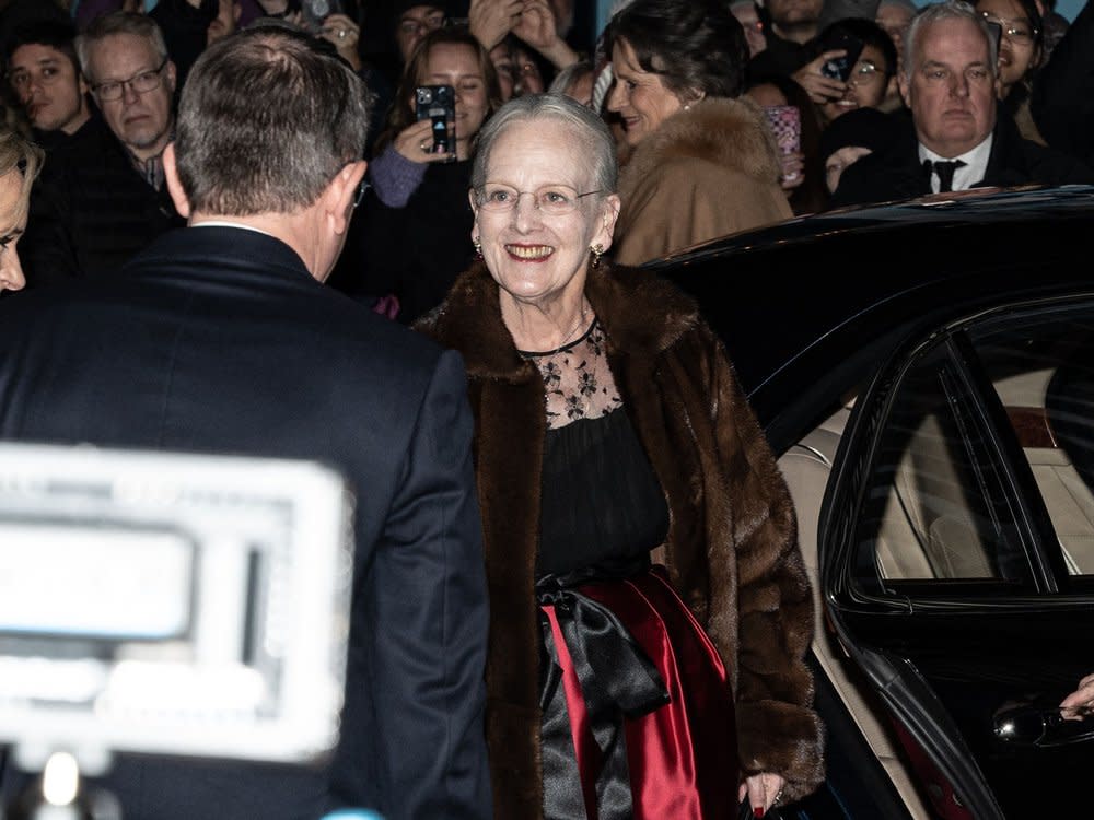 Königin Margrethe II. bei der Ankunft zur Aufführung. (Bild: Getty Images/EMIL HELMS)