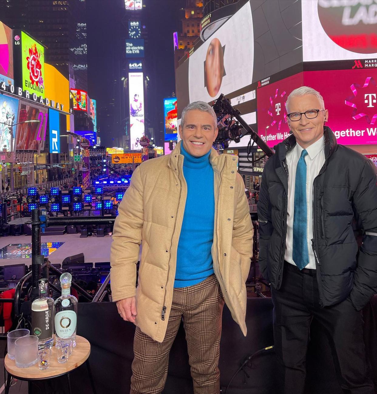 Andy Cohen and Anderson Cooper