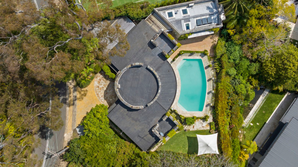 Sydney castle Castlecrag Martello tower aerial 