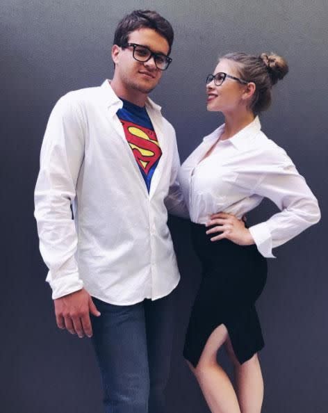 Clark... is that you with Lois? Bindi and Chandler rock their outfits. Source: Instagram