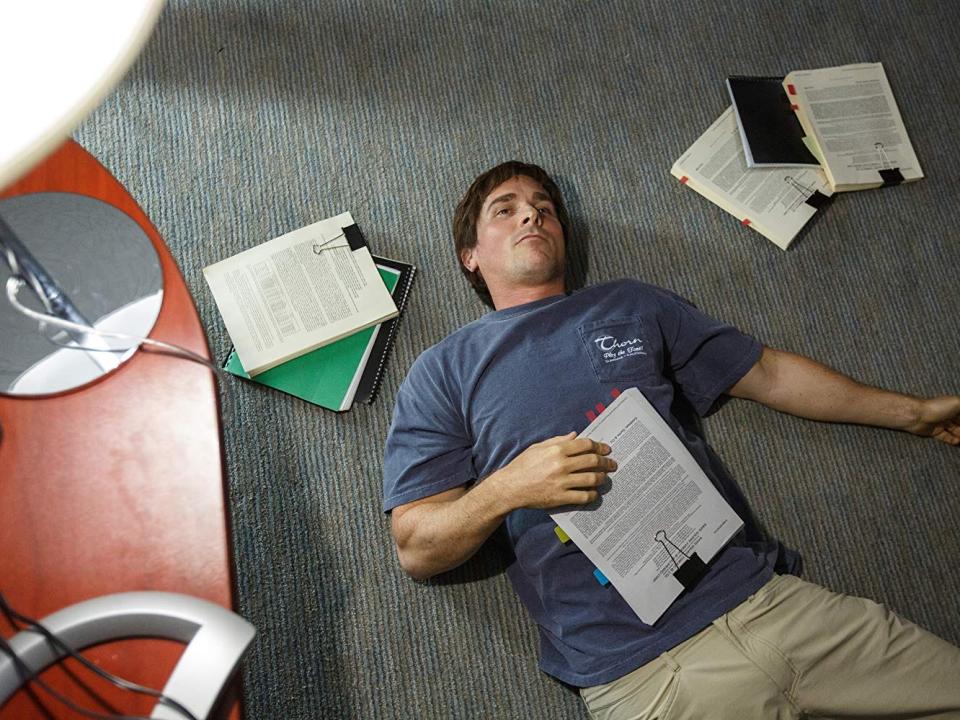 Christian Bale the big short work busy stressed