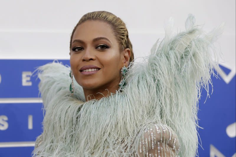 Beyoncé attends the MTV Video Music Awards in 2016. File Photo by John Angelillo/UPI