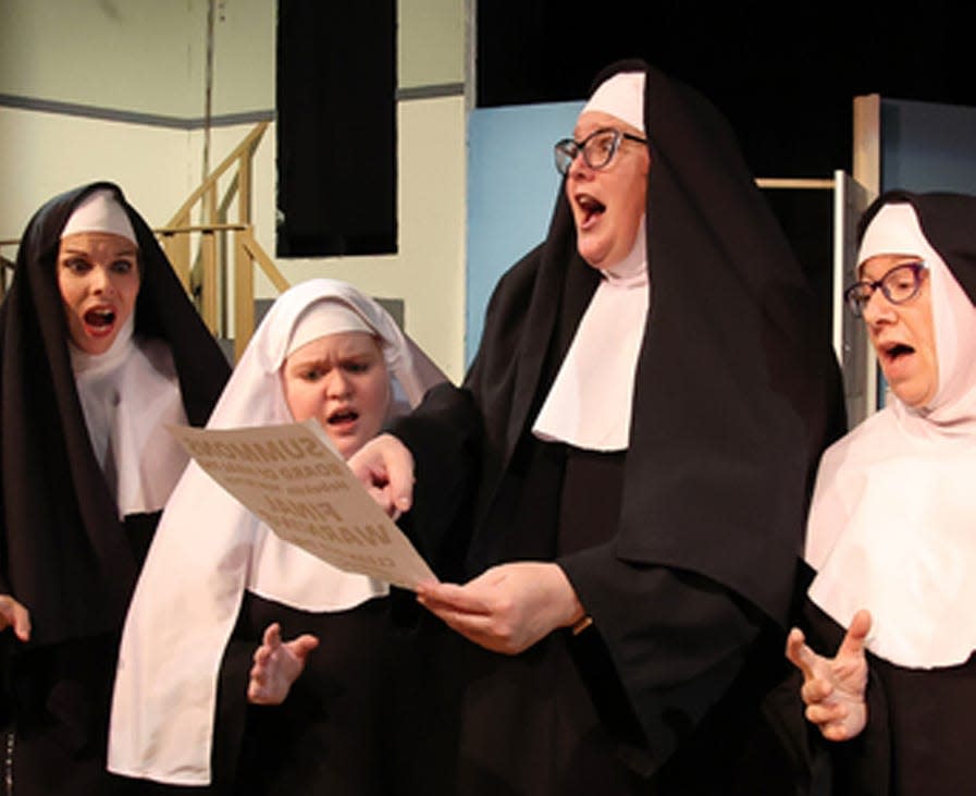 "Nunsense" has been a popular visitor on Cape with productions at the Academy of Performing Arts in Orleans (shown in this file photo) and the Cotuit Center for the Arts. Now, it is Barnstable Comedy Club's turn as they stage the musical comedy.