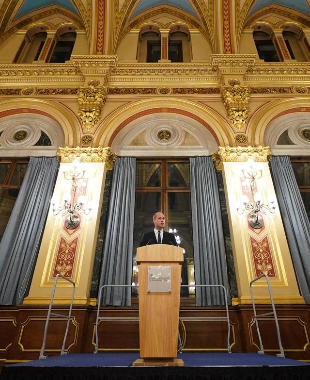 The Duke of Cambridge at the Joint Ministerial Council