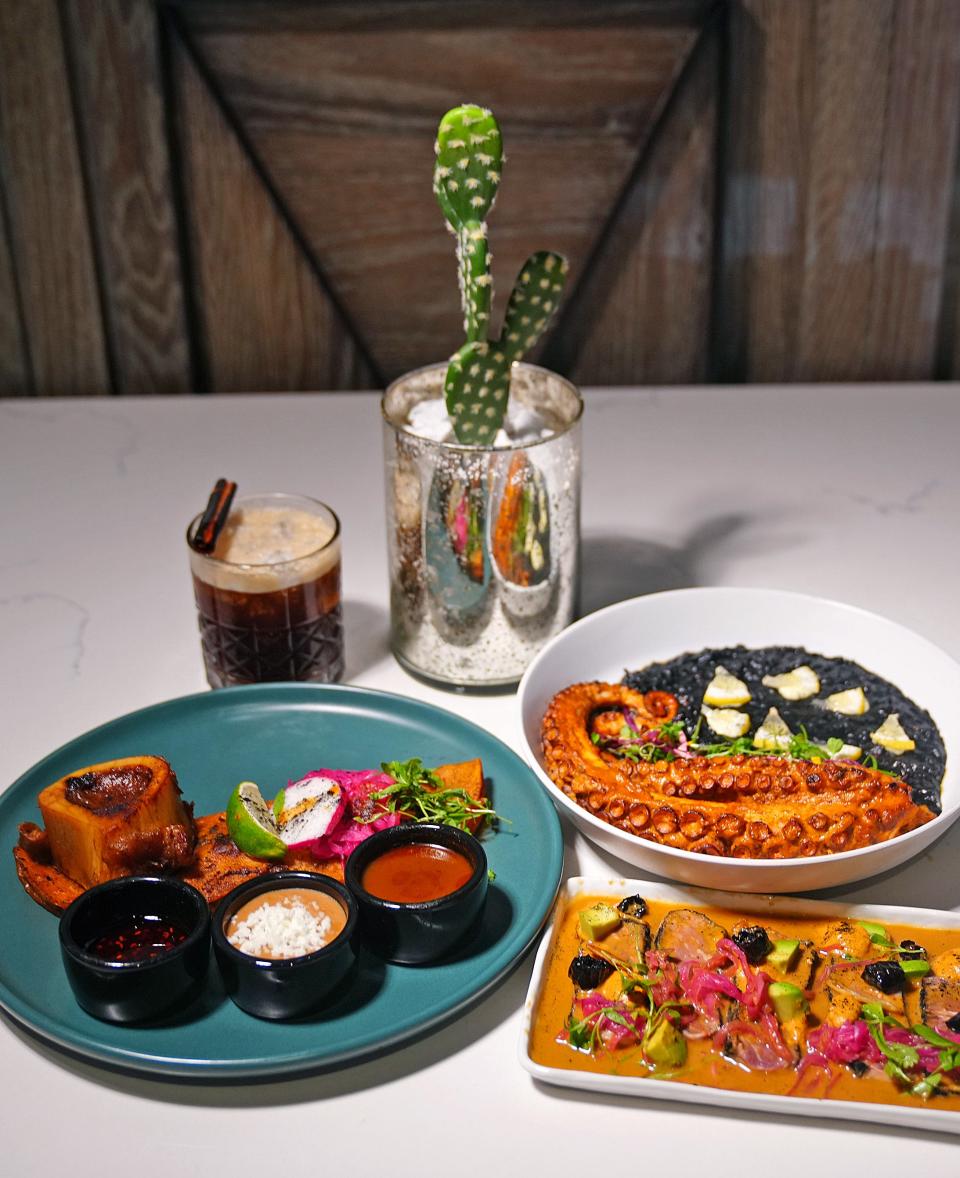 A selection of food served at Call her Martina restaurant in Scottsdale.