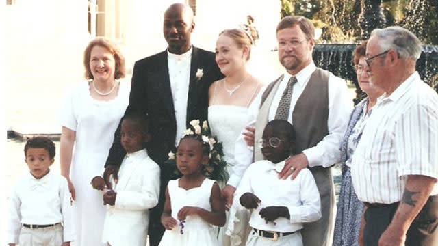 An NAACP leader is having her race questioned by her own parents. Rachel Dolezal, who is president of the Spokane, Washington chapter of the National Association for the Advancement of Colored People, identifies as a black woman but according to her mother, Ruthanne Dolezal, she is actually white. In interview with the <em>Spokesman-Review</em>, Ruthanne claims that after her daughter and her black husband adopted four African-American children, Rachel started "disguising herself." . Facebook "It's very sad that Rachel has not just been herself," Ruthanne told the newspaper. "Her effectiveness in the causes of the African-American community would have been so much more viable, and she would have been more effective, if she had just been honest with everybody." <strong> WATCH: Channing Tatum Pranks <em>Magic Mike XXL</em> Fans With Older Man Disguise </strong> Rachel's parents, who are both white, say their family ancestry is Czech, Swedish and German with a touch of American Indian heritage. In an interview with <em>CNN</em>, Ruthanne said that her 37-year-old daughter "has never claimed to be biracial or African American" in their presence. "She knows it's false but I think she's told herself as well as she's told others this erroneous identity of hers enough that by now she may believe it more than she believes the truth," Ruthanne told NBC news affiliate <em>KHQ</em>. "She wants to recreate reality. She wants to just invent it herself." <strong> WATCH: <em>Star Wars</em> Lead John Boyega Walked Convention Floor in Disguise </strong> The NAACP was forced to address this controversy Friday morning. "NAACP Spokane Washington Branch President Rachel Dolezal is enduring a legal issue with her family, and we respect her privacy in this matter. One’s racial identity is not a qualifying criteria or disqualifying standard for NAACP leadership," the organization said in a statement to ET. "The NAACP Alaska-Oregon-Washington State Conference stands behind Ms. Dolezal's advocacy record. In every corner of this country, the NAACP remains committed to securing political, educational, and economic justice for all people, and we encourage Americans of all stripes to become members and serve as leaders in our organization." Rachel's ethnicity is also in question by the city of Spokane which is claiming she checked that she was of African-American descent on a city application to be on the Ombudsman commission. Facebook On Thursday, a reporter from CNN affliate <em>KXLY</em> straight up asked Rachel if her parents were white. "That's a very -- I mean, I don't know what you're implying," she told the reporter before walking off mid interview. <strong> PHOTOS: Double Take! Celebrity Lookalikes </strong> This bizarre story has inevitably made it to Twitter, with the hashtag "#transracial" trending. "Hmm interesting article about #racheldolezal. If she identifies as black, can she be transracial?" one tweet reads. Actress Mia Farrow posted a similar sentiment, writing: "We accept that a person can identify as transgender. Can 'trans-ethnic' be a real thing?" We accept that a person can identify as transgender. Could 'trans-ethnic' be a real thing? #RachelDolezal— mia farrow (@MiaFarrow) June 12, 2015 "She's trying to steal my (tropic) thunder?!" ~~~ Kirk Lazarus asking about #RachelDolezal pic.twitter.com/ET5IO2BuqN— Ill Scott-Heron (@Felonious_munk) June 12, 2015 "Not sure whether to be flattered, creeped out or just laugh," Montel Williams posted. "SERIOUSLY #RachelDolezal who does this?" "The #RachelDolezal story: Meryl Streep as Rachel, I'll play the black lady and Morgan Freeman will be this dude," comedian Loni Love also tweeted. As of late, Rachel is still the Spokane NAACP President.