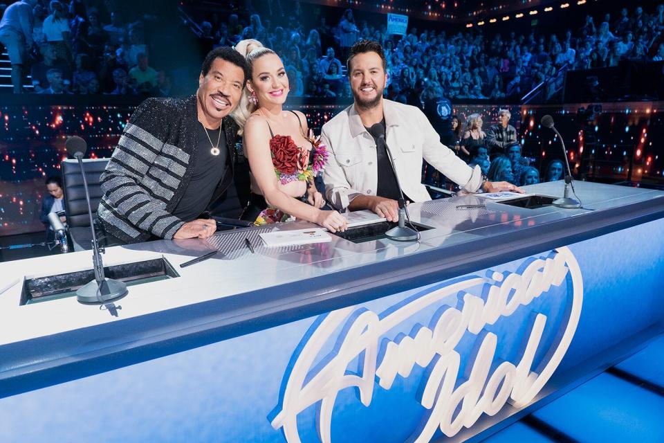 American Idol judges LIONEL RICHIE, KATY PERRY, LUKE BRYAN