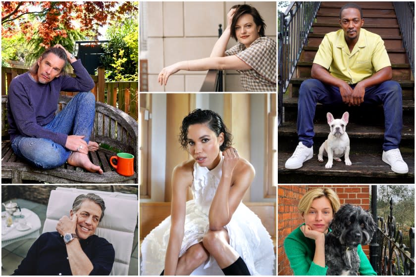 Ethan Hawke, Elisabeth Moss, Anthony Mackie, Emma Corrin, Jurnee Smollett, and Hugh Grant