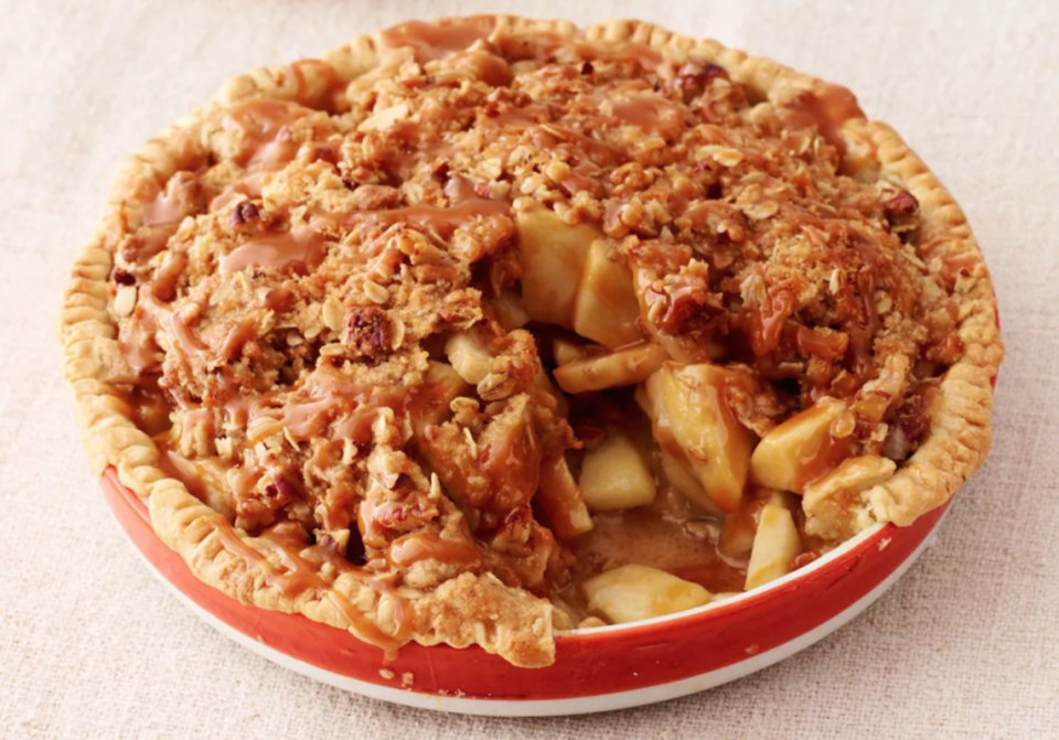 <p>Ree Drummond</p><p>This creative take on a classic apple pie is easy and satisfying. Add this Pioneer Woman apple pie to your holiday table for a pie that will have everyone going back for seconds! </p><p><strong>Get the recipe: <em><a href="https://parade.com/224587/reedrummond/caramel-apple-pie/" rel="nofollow noopener" target="_blank" data-ylk="slk:Caramel Apple Pie;elm:context_link;itc:0;sec:content-canvas" class="link ">Caramel Apple Pie</a></em></strong></p>