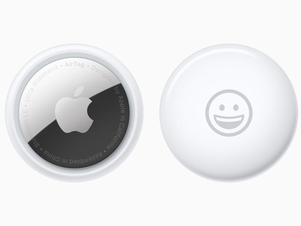 Apple's AirTags are uniquely capable trackers that are great for finding lost items, as long as you're an iPhone owner. (Image: Apple)