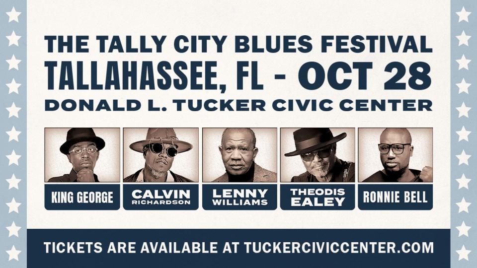 The Tally City Blues Festival is set for Saturday, Oct. 28, 2023.
