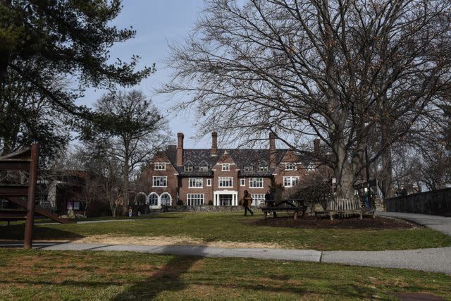 Stephanie Keith/Getty An exterior view of Sarah Lawrence College is seen on Feb. 12, 2020, in Bronxville, New York.