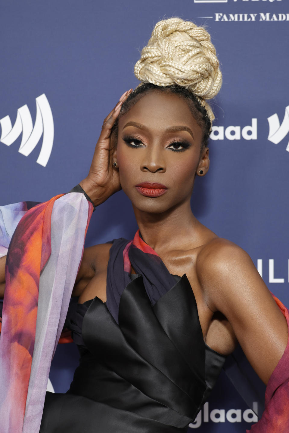 BEVERLY HILLS, CALIFORNIA - MARCH 30: Angelica Ross attends the GLAAD Media Awards at The Beverly Hilton on March 30, 2023 in Beverly Hills, California. (Photo by Frazer Harrison/Getty Images for GLAAD)