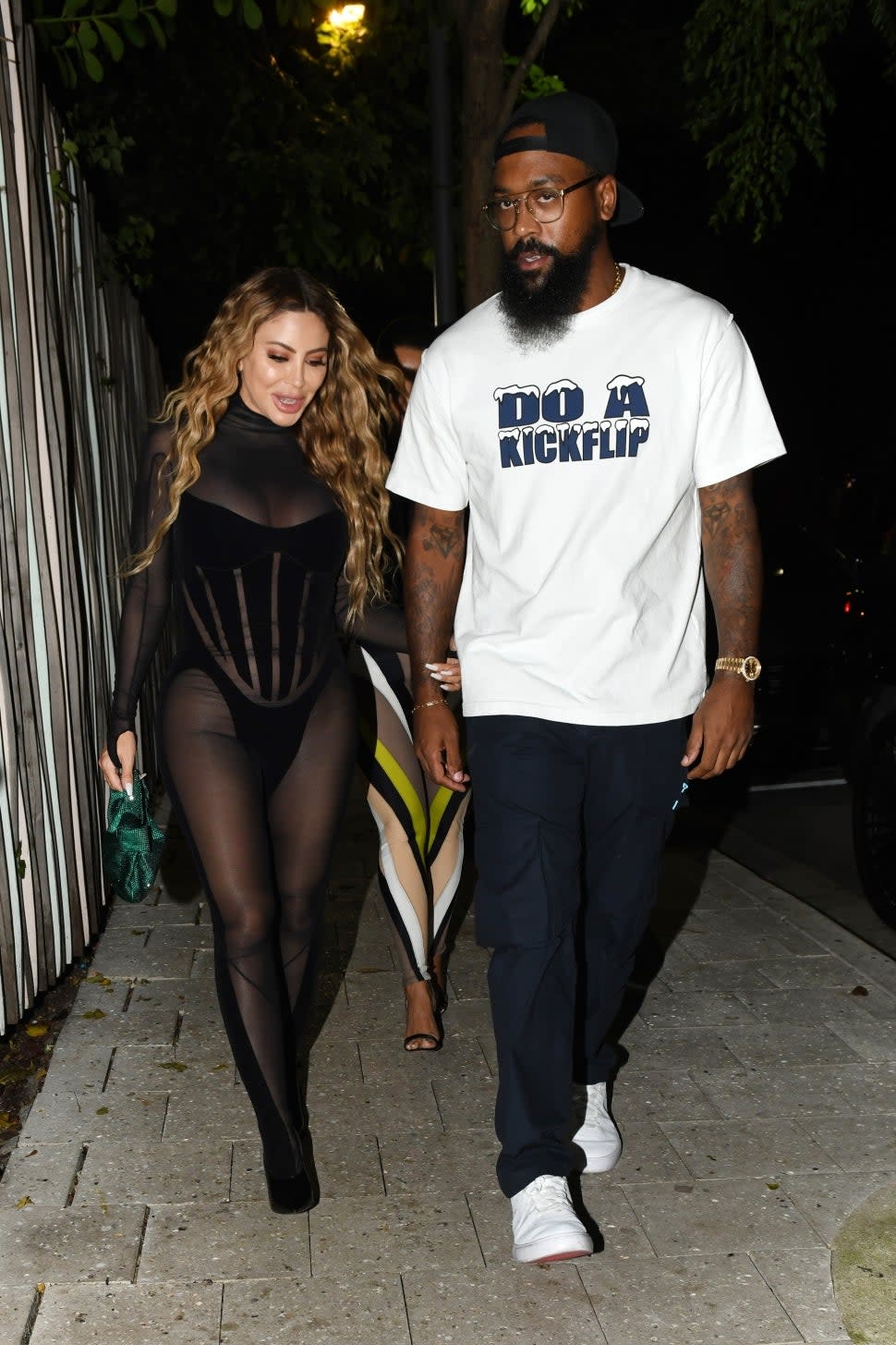 Larsa Pippen and Marcus Jordan step out in Miami