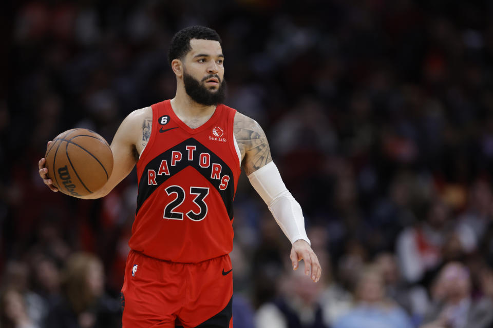 Fred VanVleet。（Photo by Carmen Mandato/Getty Images）