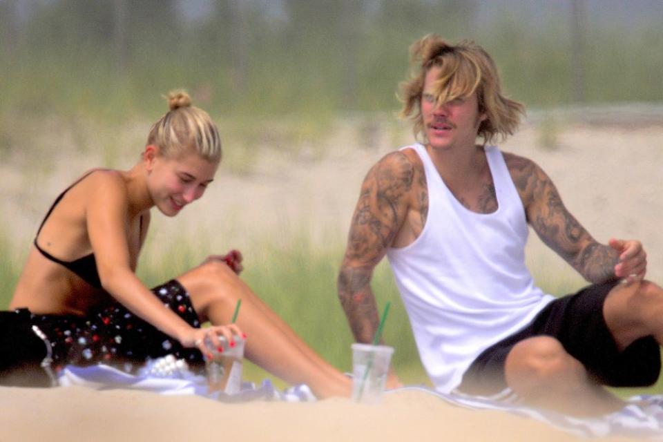 Hailey Baldwin and Justin Bieber (Photo: Getty Images)