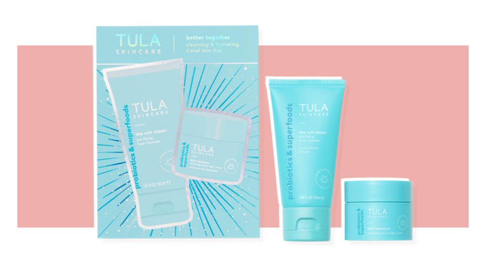 This cleanser and moisturizer duo from Tula is everything you need for a skincare routine.