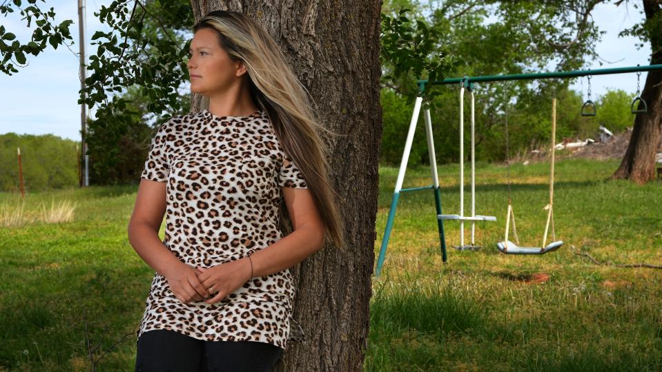 Jaci Statton, pictured April 24, had to go to a Wichita, Kansas, abortion clinic to take care of a medical emergency after being rejected by two Oklahoma hospitals.