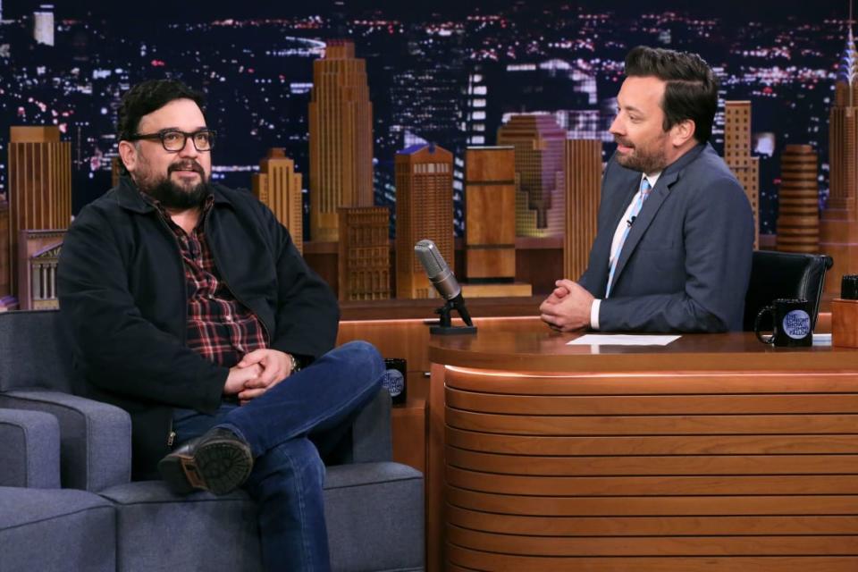 <div class="inline-image__caption"><p>Horatio Sanz with Jimmy Fallon on <em>The Tonight Show</em></p></div> <div class="inline-image__credit">NBC</div>