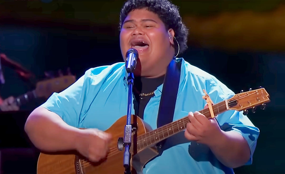 Iam Tongi gets warm returning to Hawaii for 'American Idol