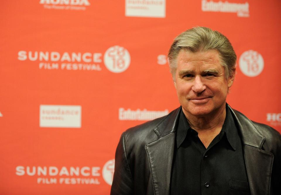 Treat Williams in a leather jacket