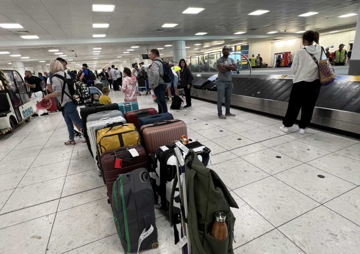 There was “chaos as the baggage collection” at Gatwick, one passenger said (Chloe Lau)