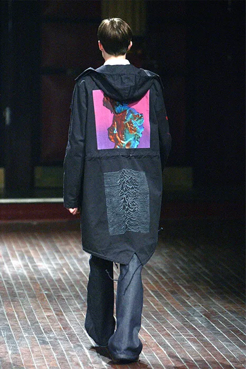 raf simons british culture london fashion week punk new-wave music art archive dior jil sander