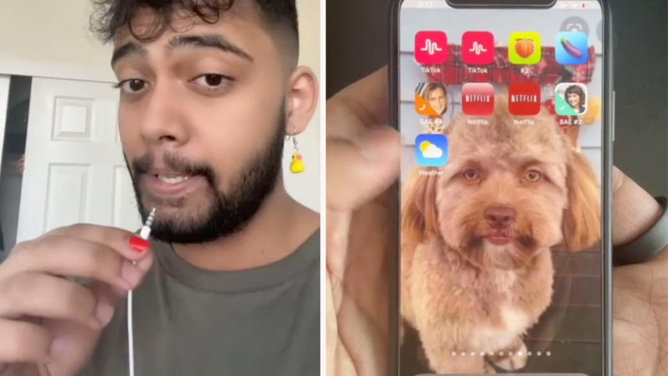 A TikTok user has unveiled a secret hack for people who want to cheat on their partners. Photo: TikTok/kaansanity