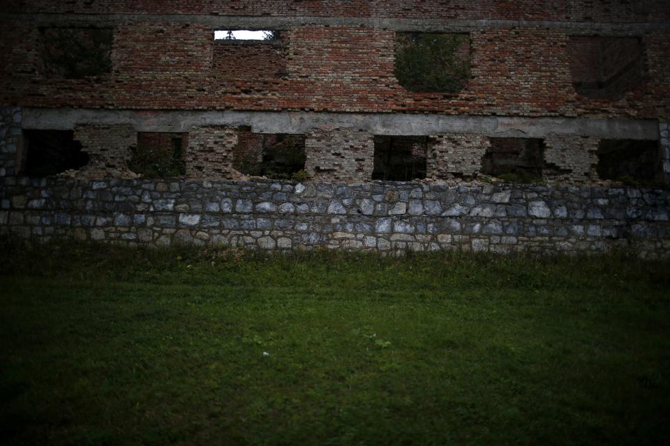 A view of a disused and ruined hotel for competitors of Winter Olympics Sarajevo on Mount Igman near Sarajevo