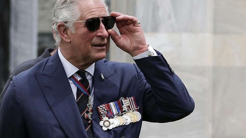 Le prince Charles, le 10 mai 2018 à Athènes, à l'occasion de commémorations. - Costas Baltas - AFP