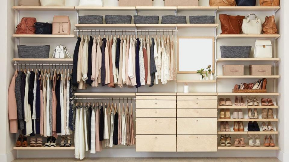 Organizing your closet has never been easier—or cheaper—than with this Container Store sale.